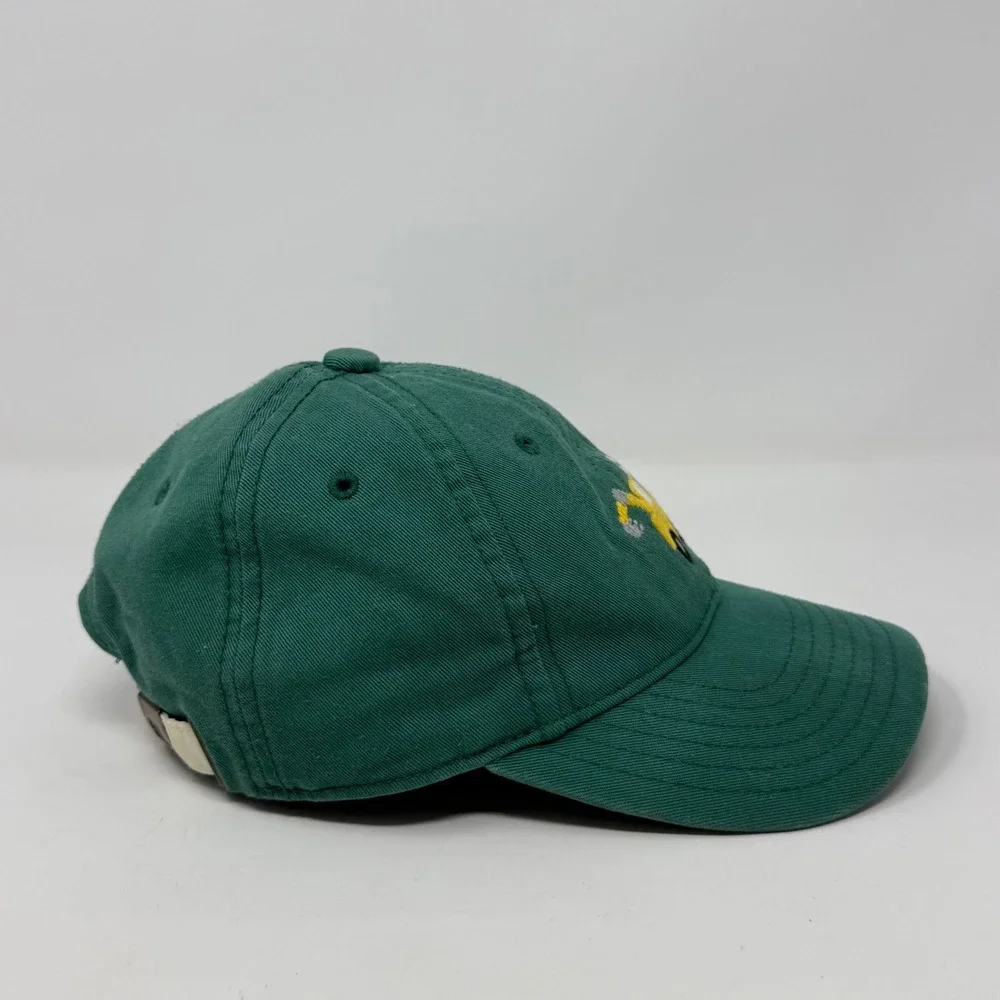 Harding Lane Kids Green Needlepoint Excavator Construction Baseball Hat Cap